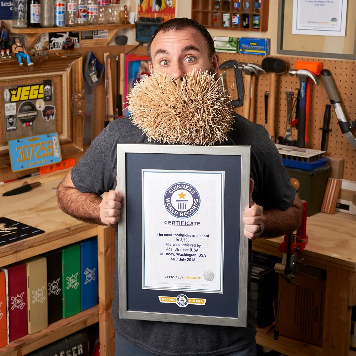 Record Holder Certificate Silver Frame - Image 4