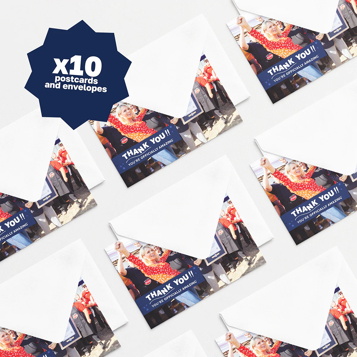 Personalised Thank-You Postcard 10 Pack - Image 3