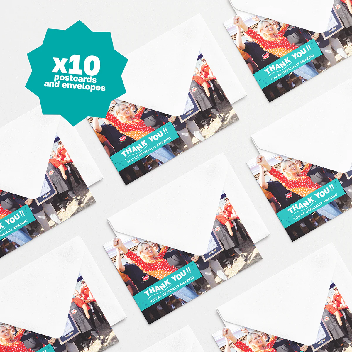 Personalised Thank-You Postcard 10 Pack - Image 5