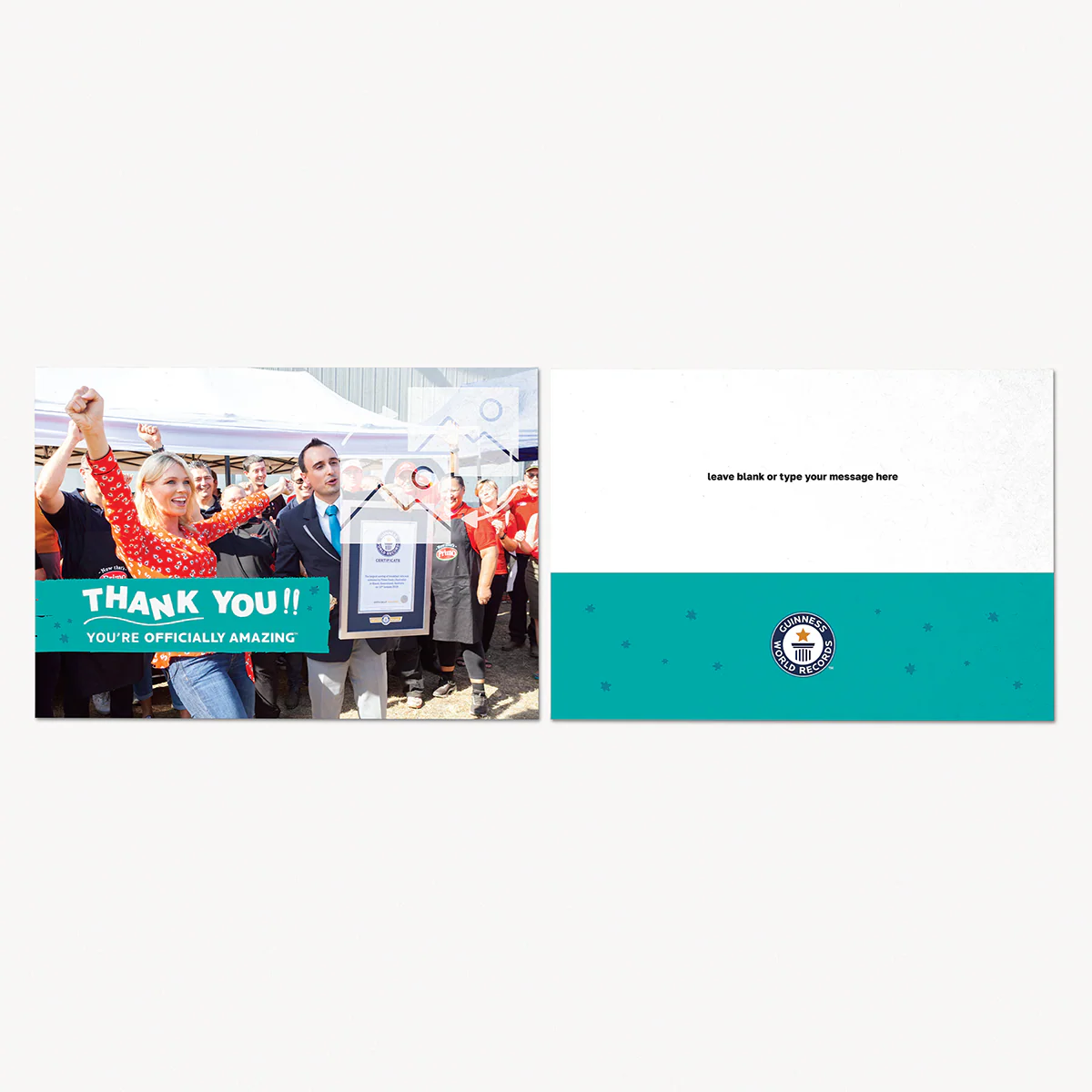 Personalised Thank-You Postcard 10 Pack - Image 6