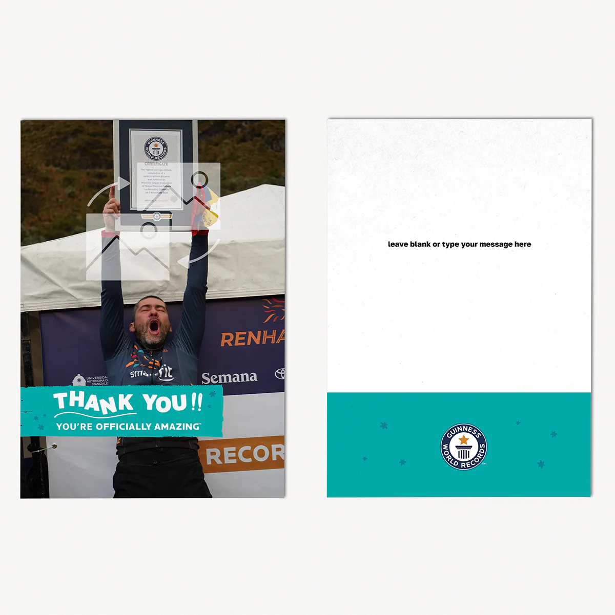 Personalised Thank-You Postcard 10 Pack - Image 8