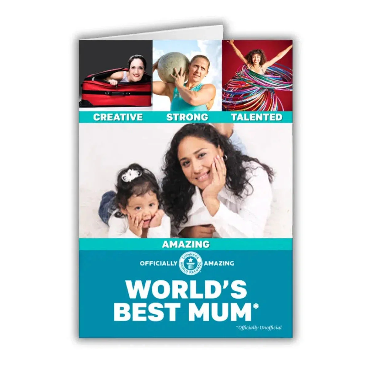 Personalised Worlds Best Mum Collage Greeting Card - Image 3