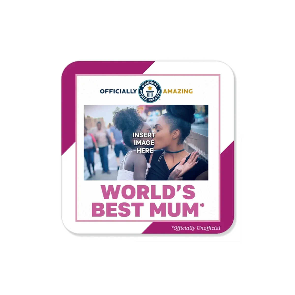 Personalised Worlds Best Mum Square Coasters - Image 3