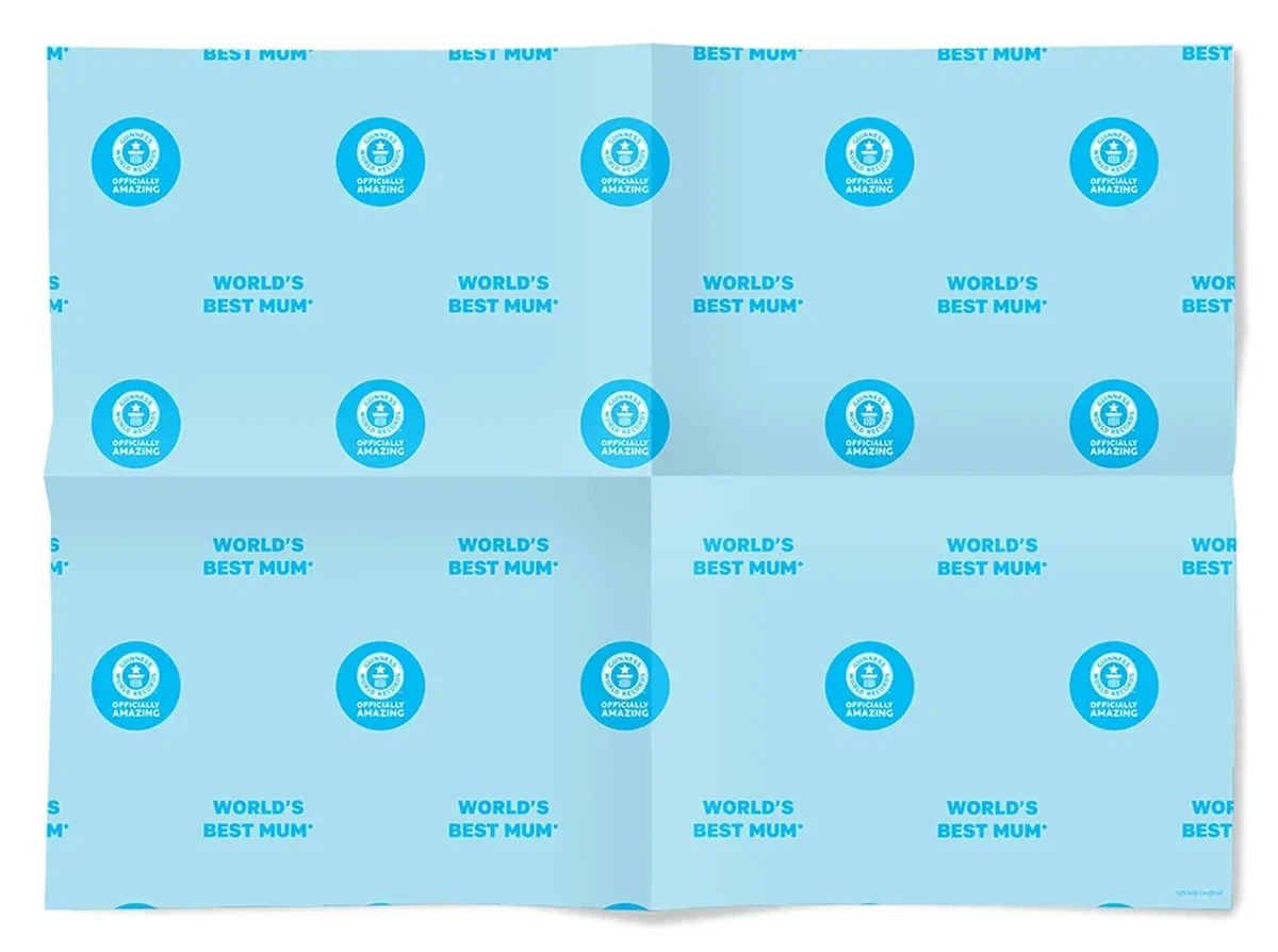 Worlds Best Mum Wrapping Paper - Image 4